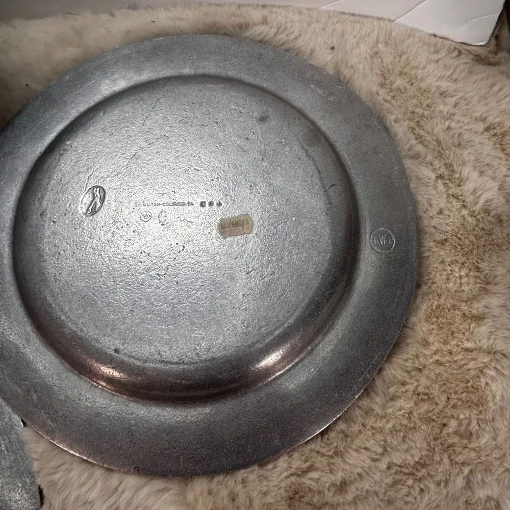 Wilton Pewter Plate Virginia Independence‎ Bicentennial 1776 1976 Commemorative